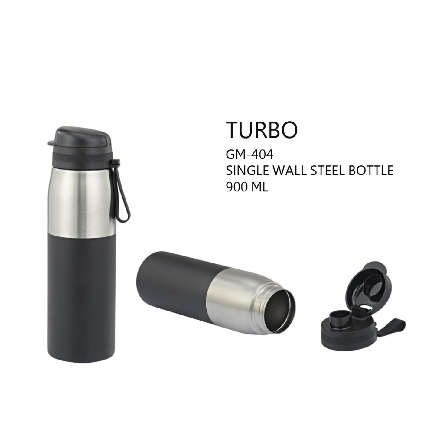 Single Wall Steel Bottle - 900ml - GM-404