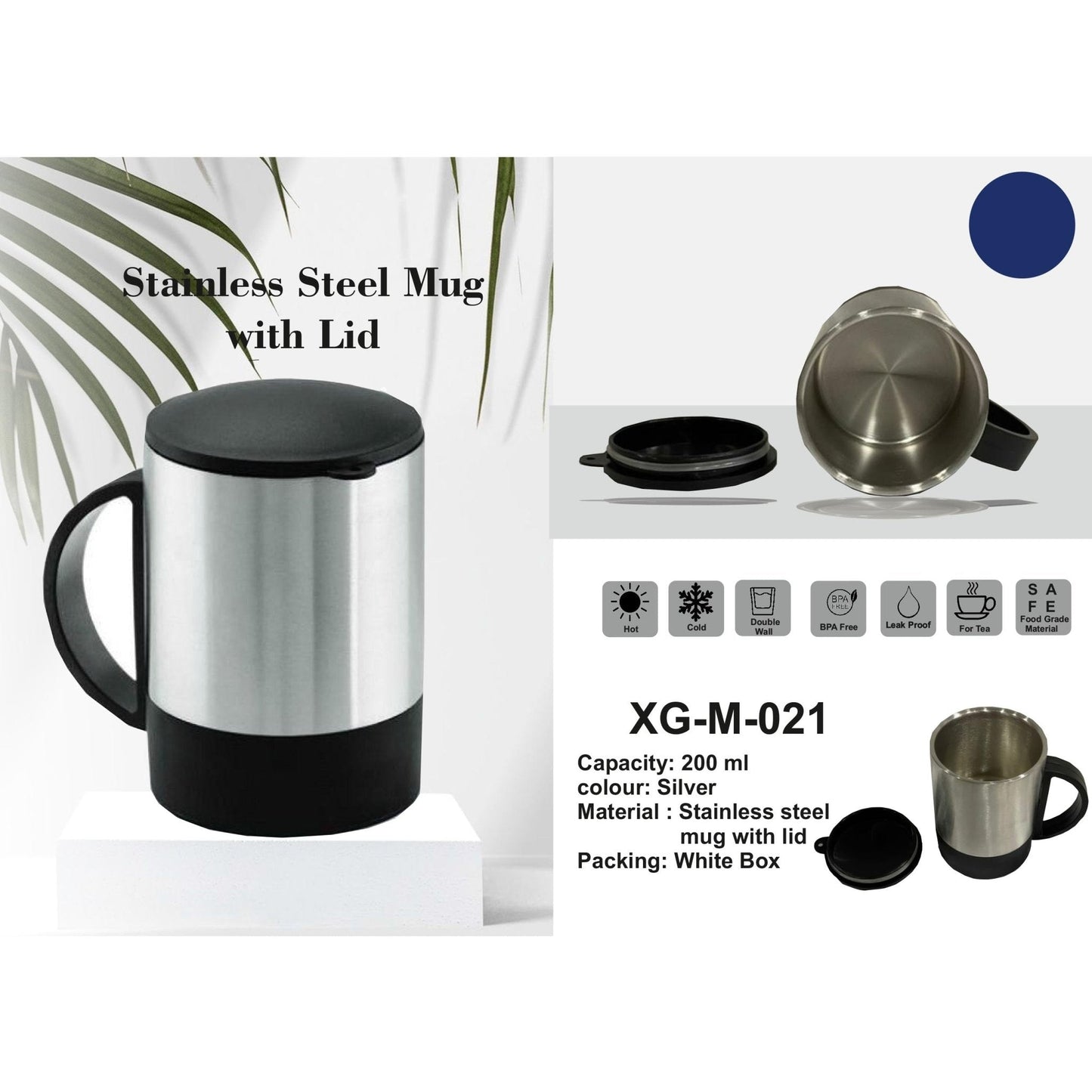STAINLESS STEEL MUG - XG - M021