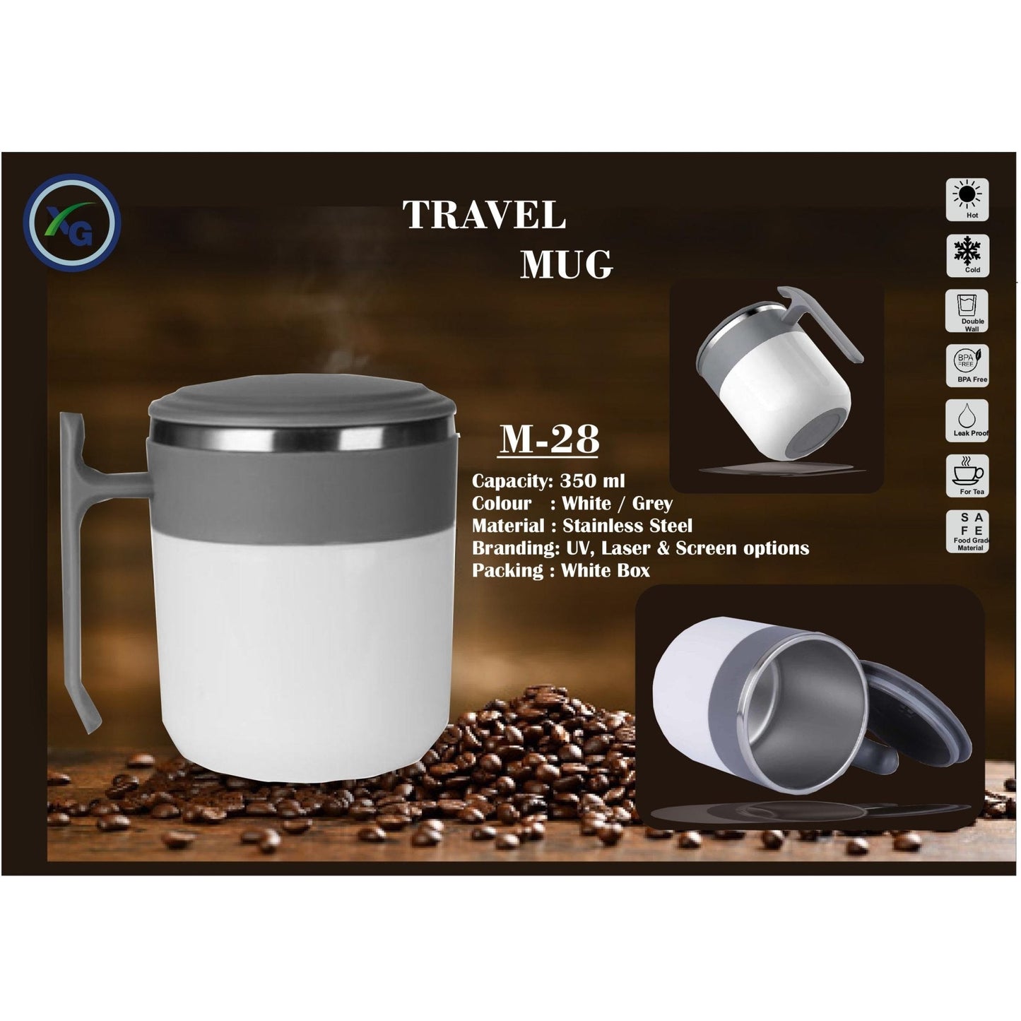 STAINLESS STEEL MUG - XG - M028