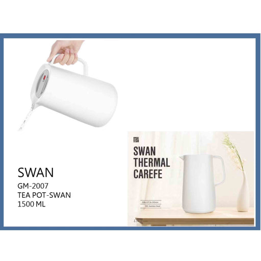 Swan Tea Pot 1500ml - DRIN066