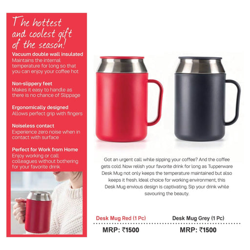 Tupperware Desk Mug