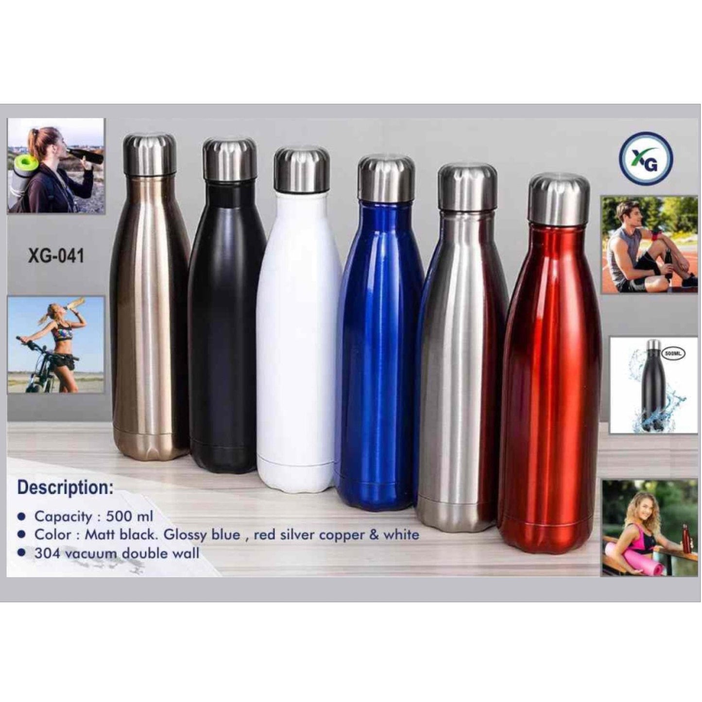 VACUUM HOT & COLD COLA BOTTLE - XG - 041