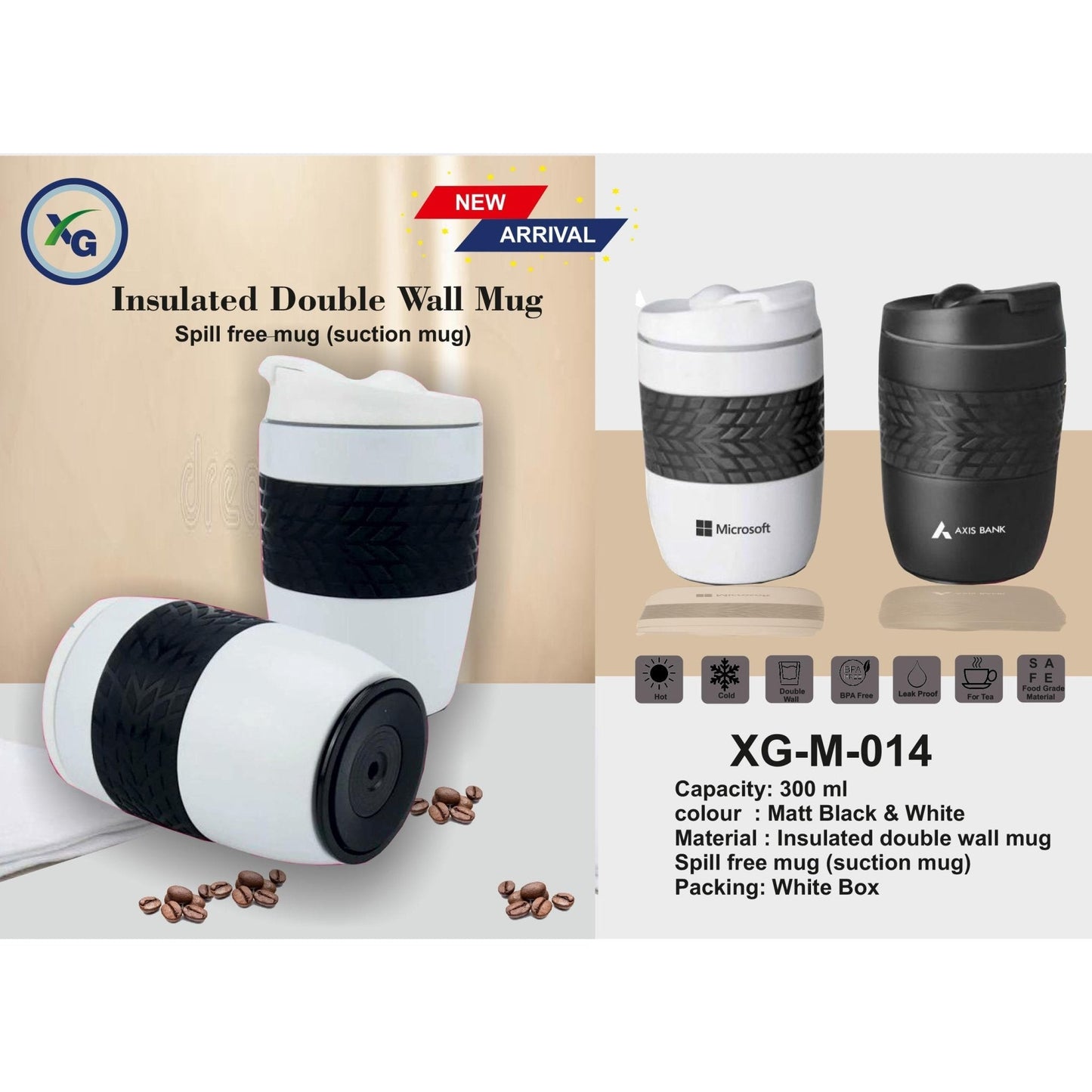 VACUUM HOT & COLD SPILL FREE SUCTION - XG - M014