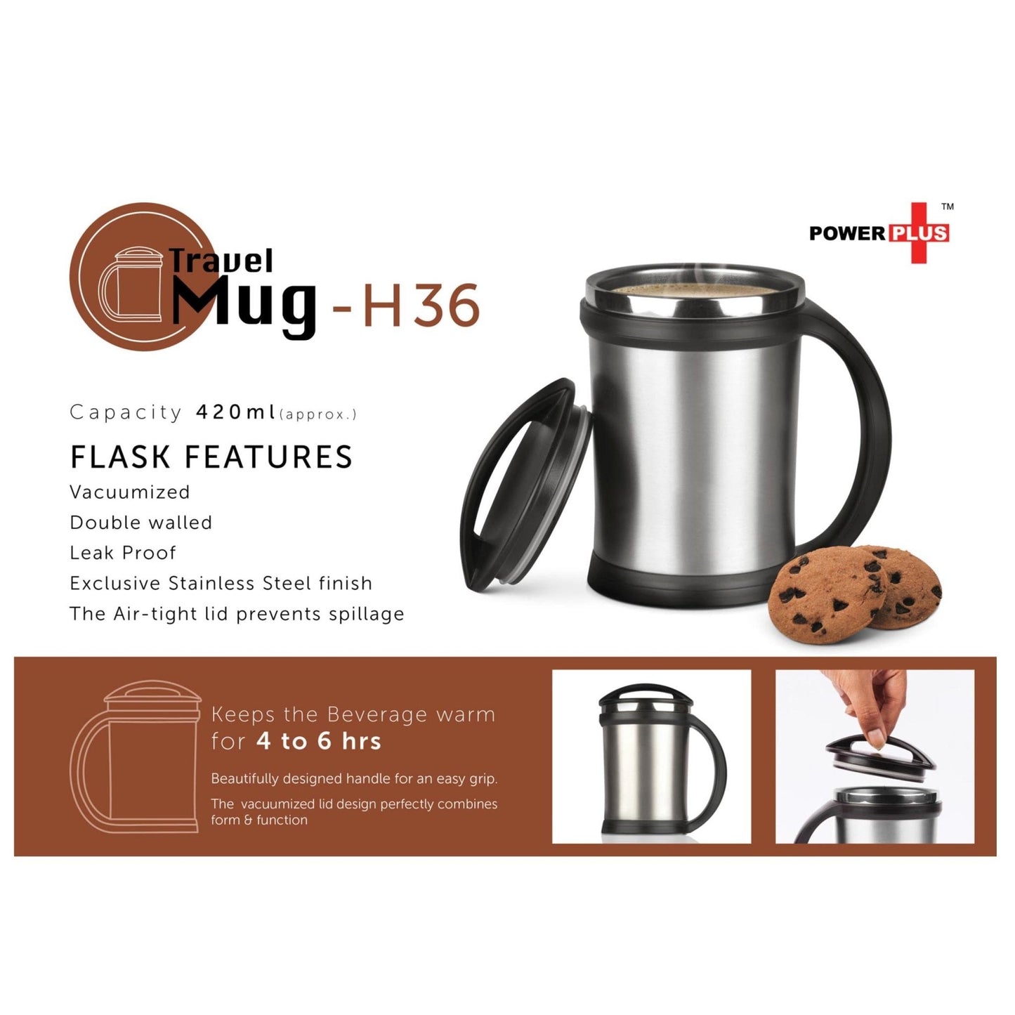 Vacuumized Travel Mug - H 36