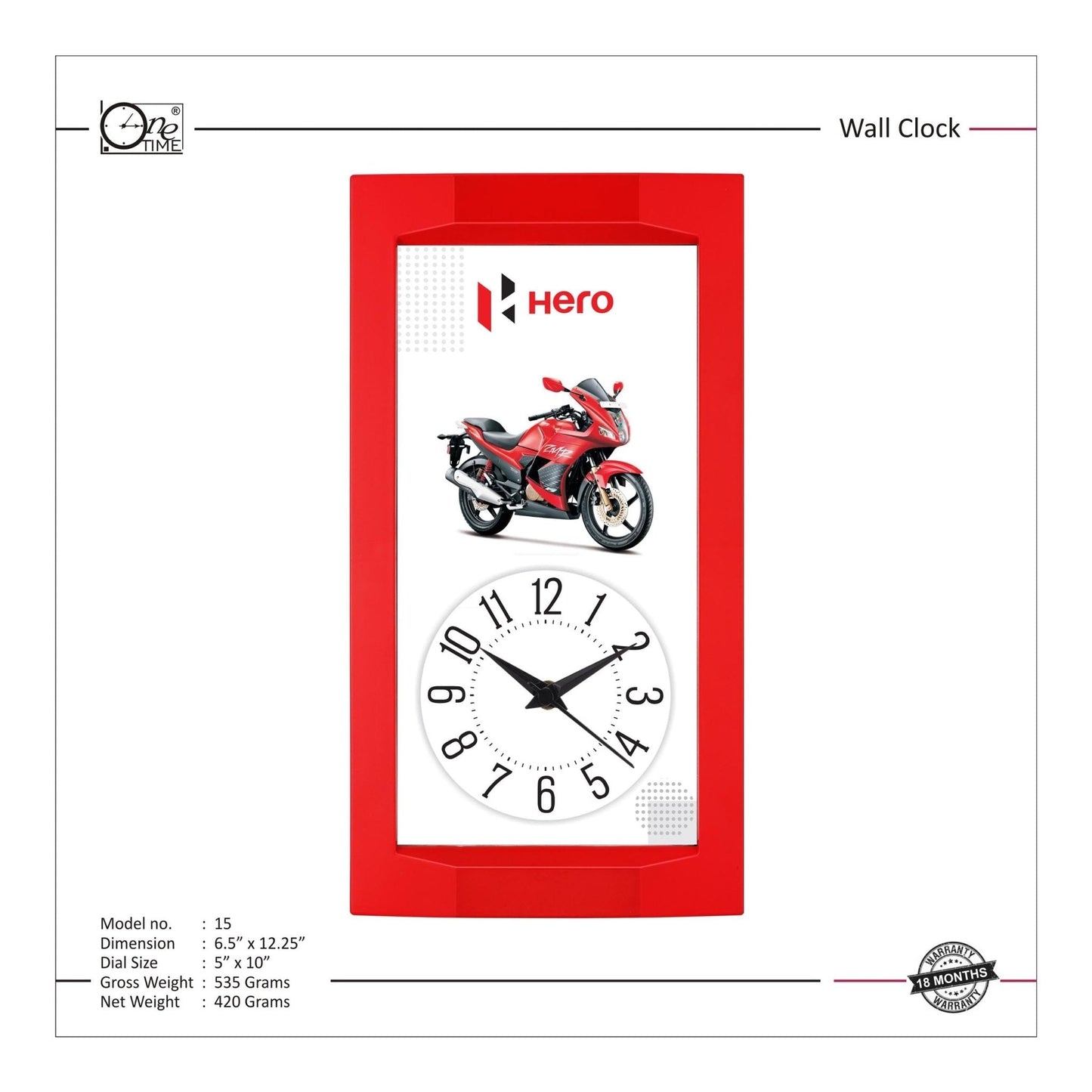 Wall Clock Pattern 15