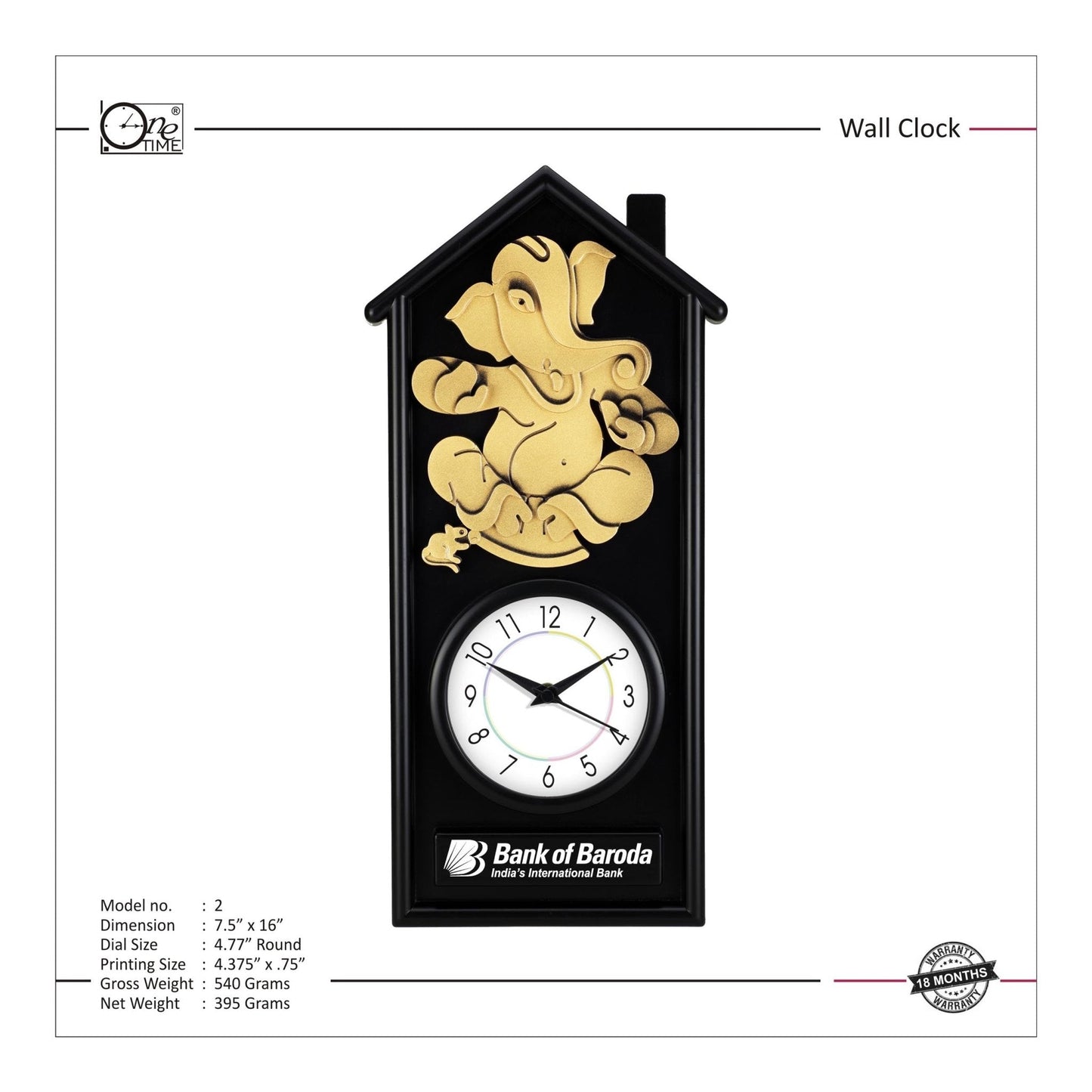 Wall Clock Pattern 2