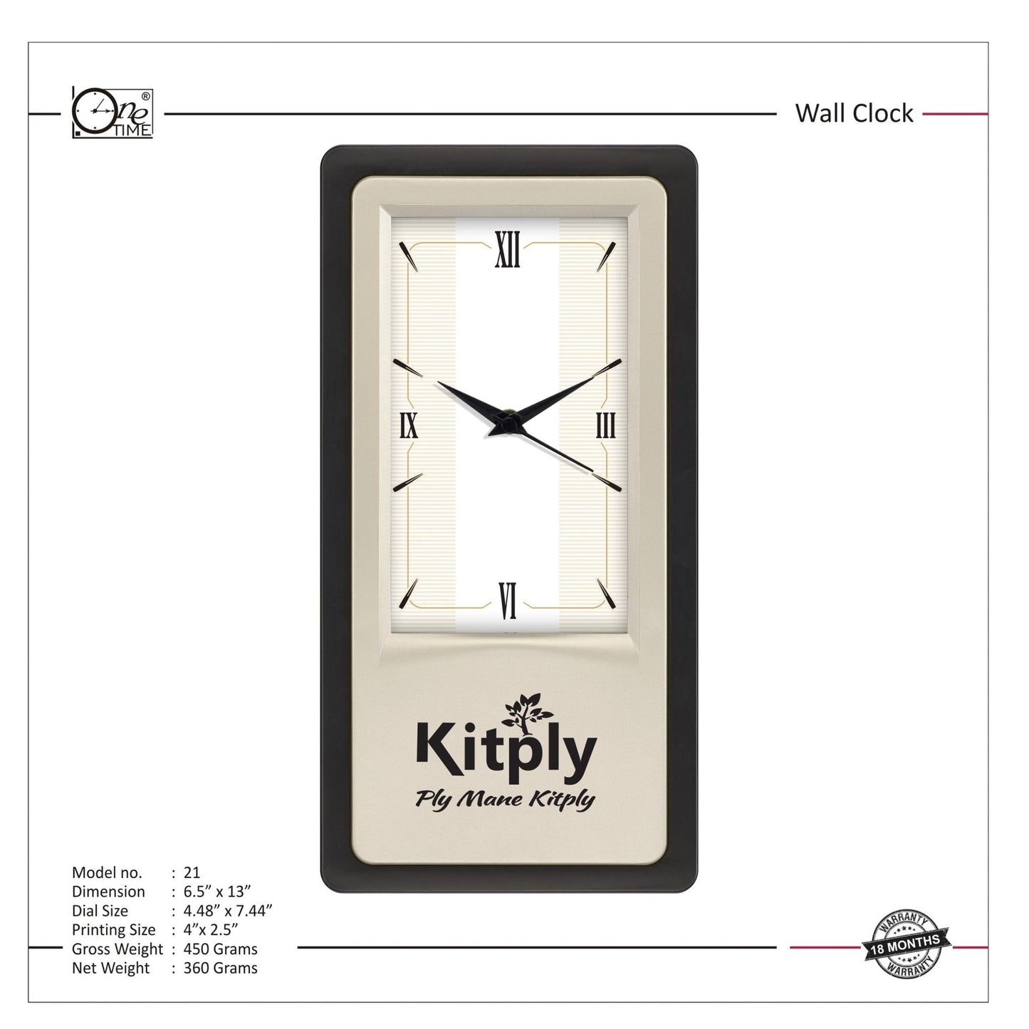 Wall Clock Pattern 21