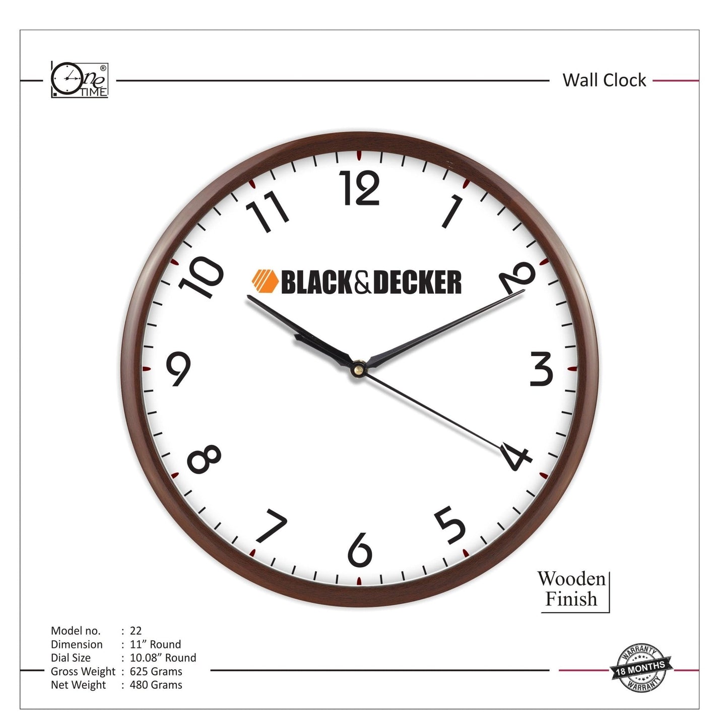 Wall Clock Pattern 22