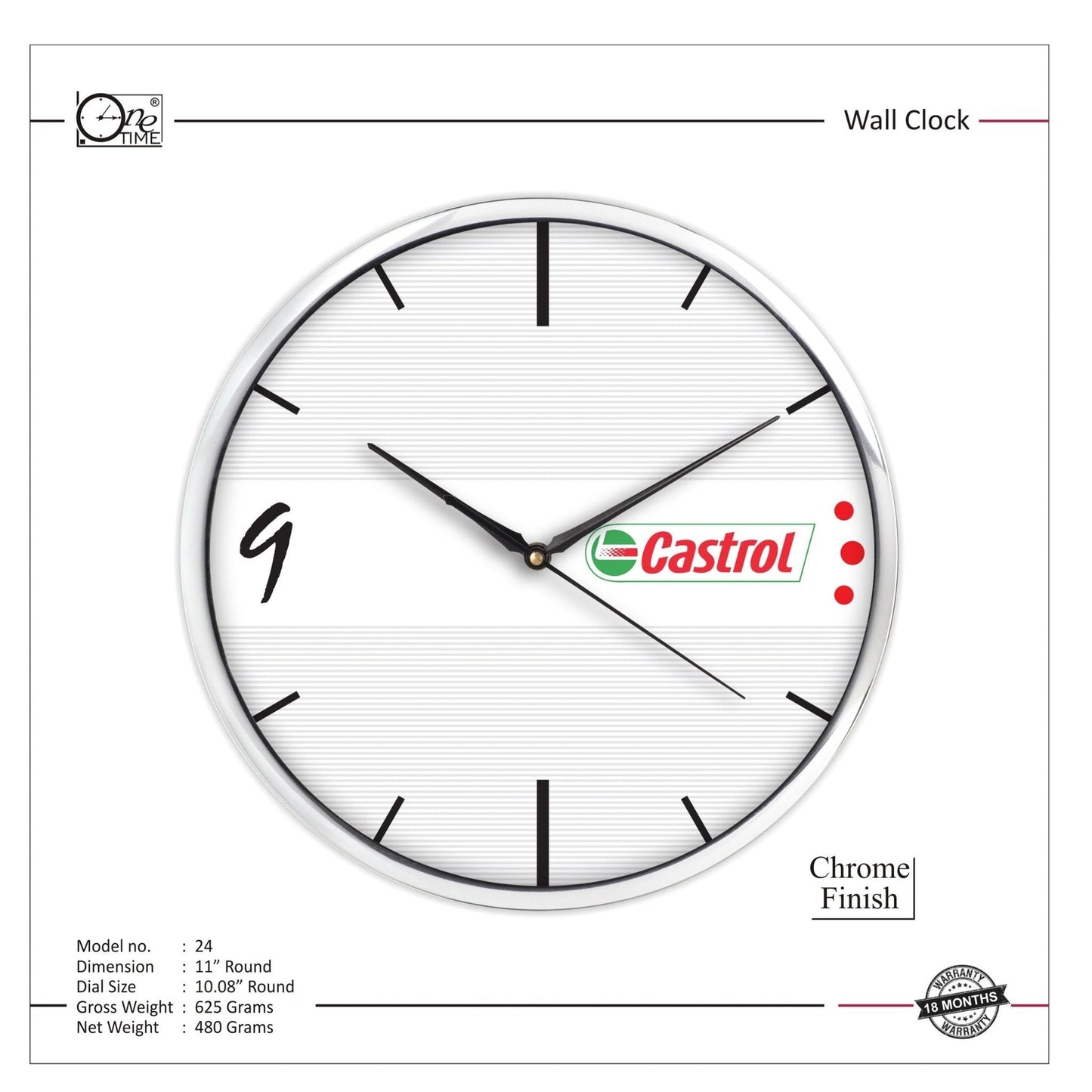 Wall Clock Pattern 24