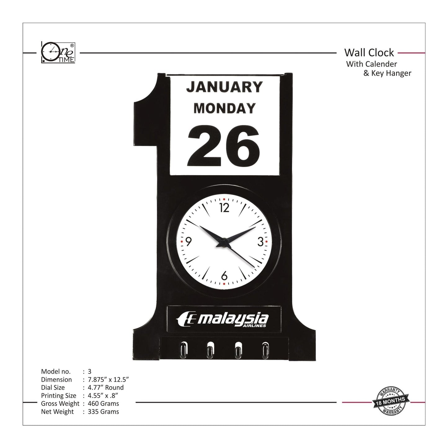 Wall Clock Pattern 3