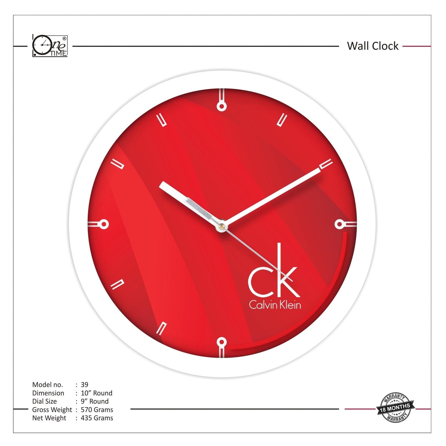 Wall Clock Pattern 39