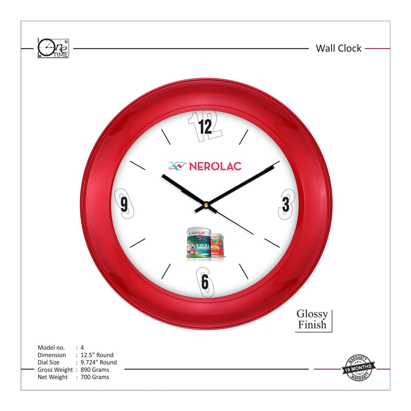 Wall Clock Pattern 4