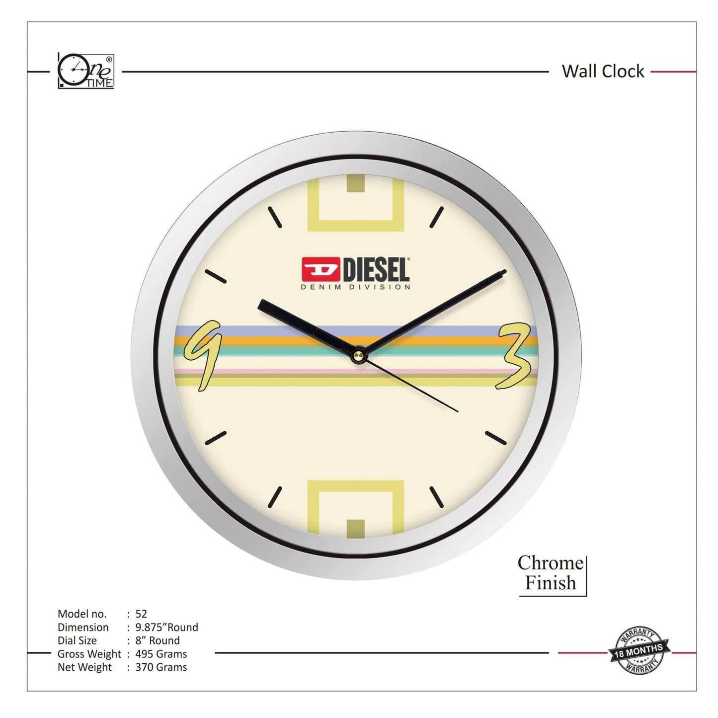 Wall Clock Pattern 52