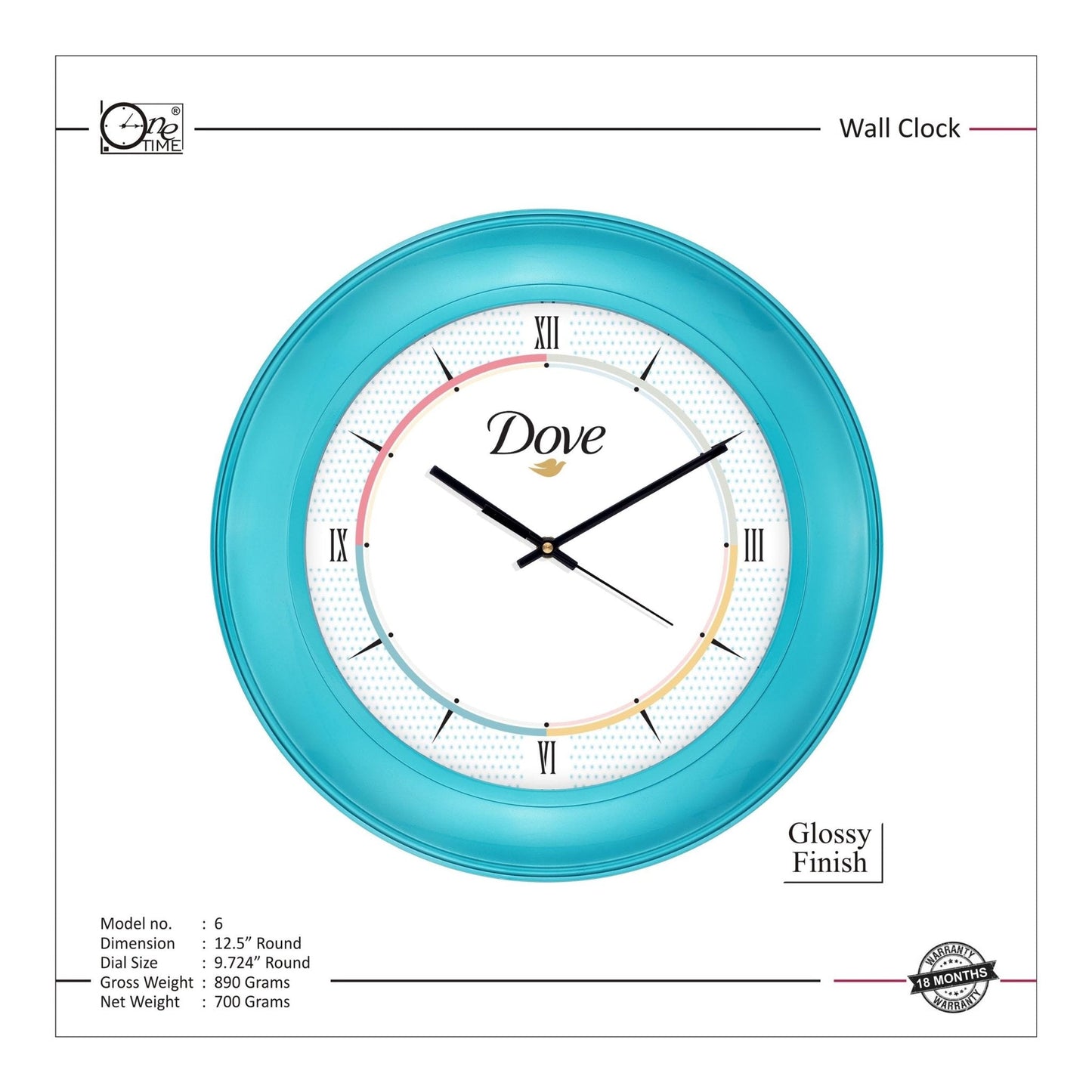 Wall Clock Pattern 6