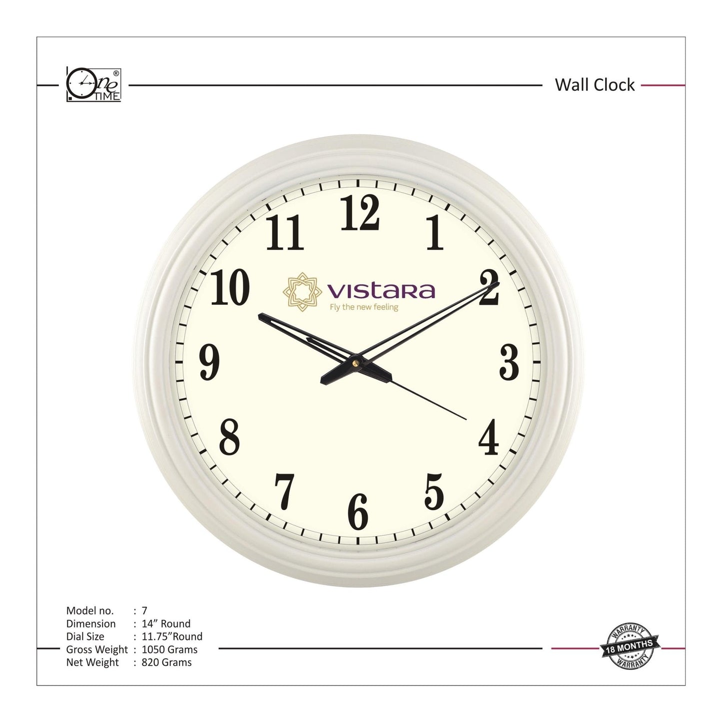 Wall Clock Pattern 7