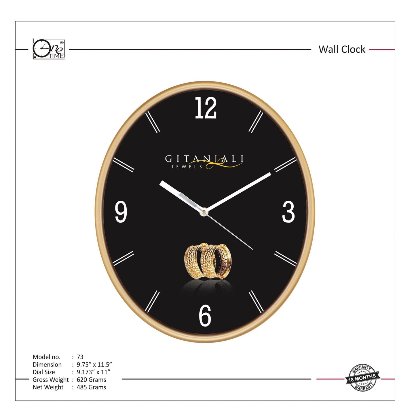 Wall Clock Pattern 73