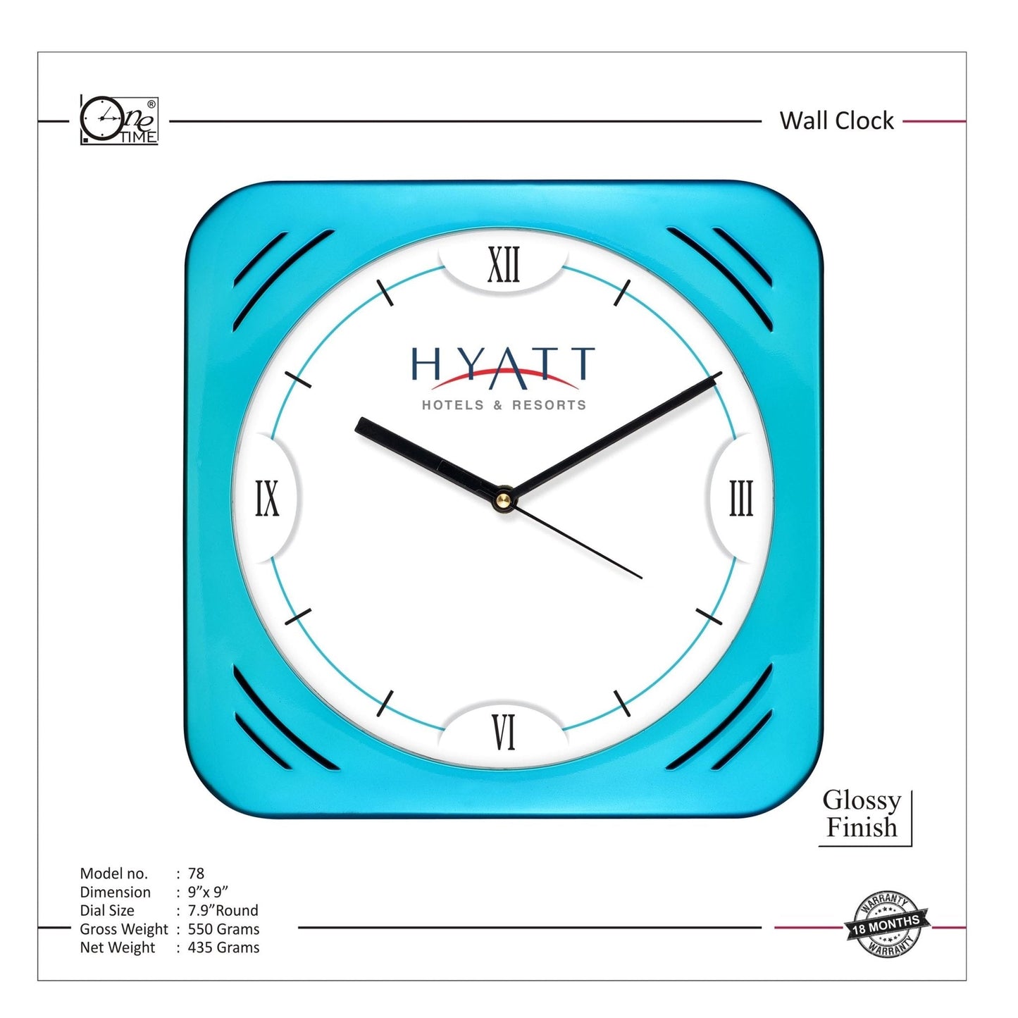 Wall Clock Pattern 78