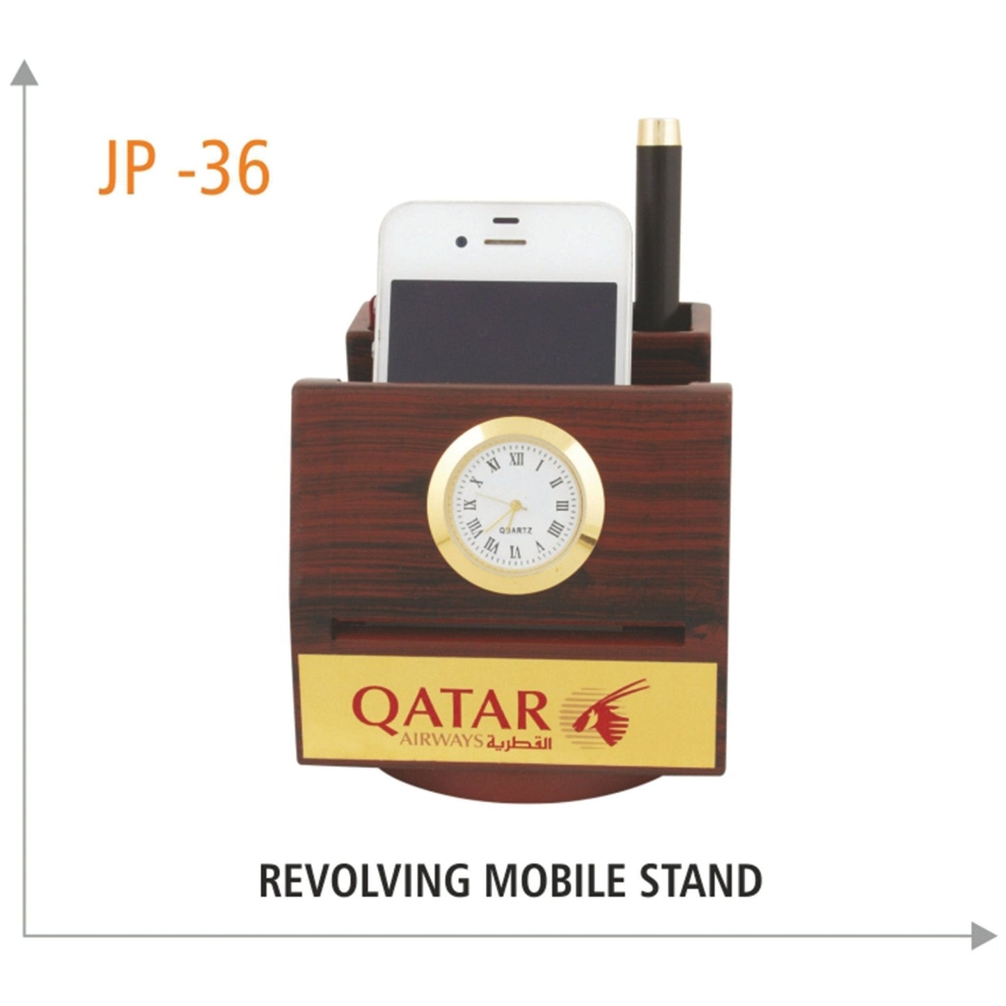 Wooden Revolving Mobile Stand - JP 36