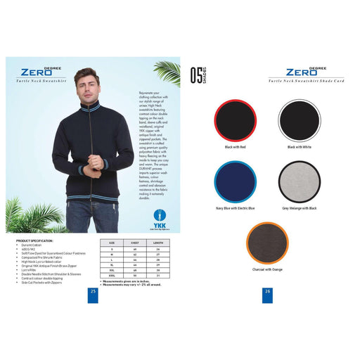 ZERO DEGREE TURTLE NECK - SWEATSHIRT