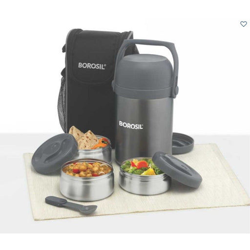 3 Container Hot N Fresh Vacuum Insulated Lunch Box - FGSTIFFCON3