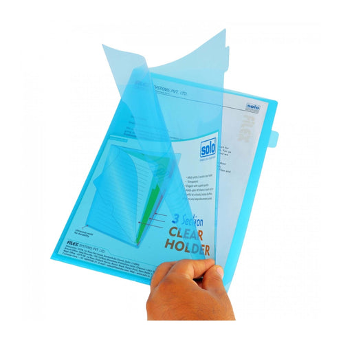 3 Section Clear Holder - A4 (CH110), Pack of 5