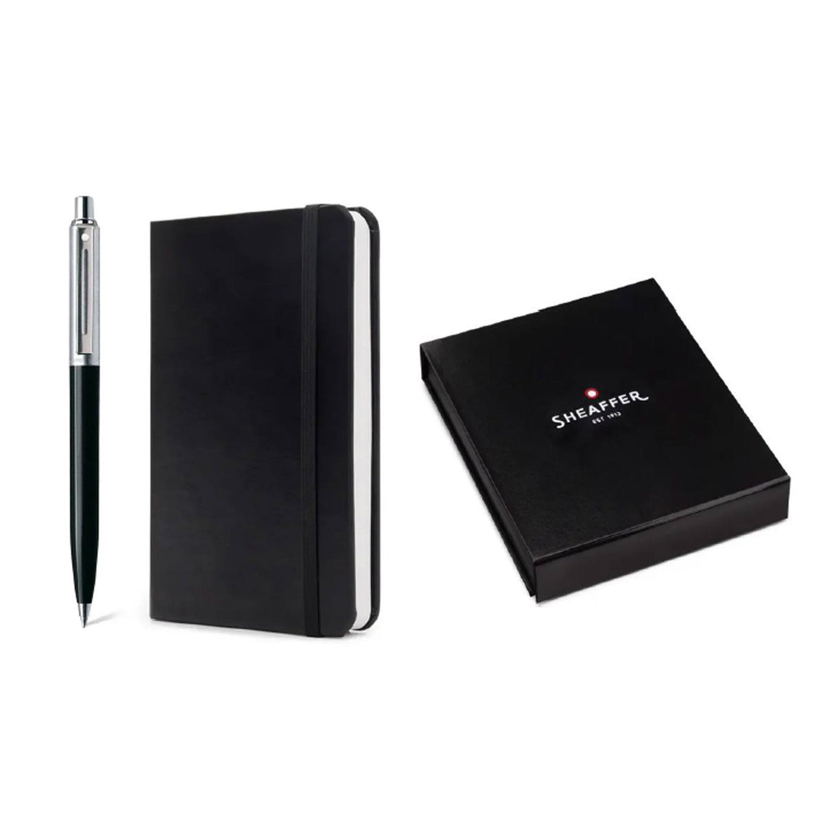 Sheaffer - 321 Ball Pen Black + Small Notebook