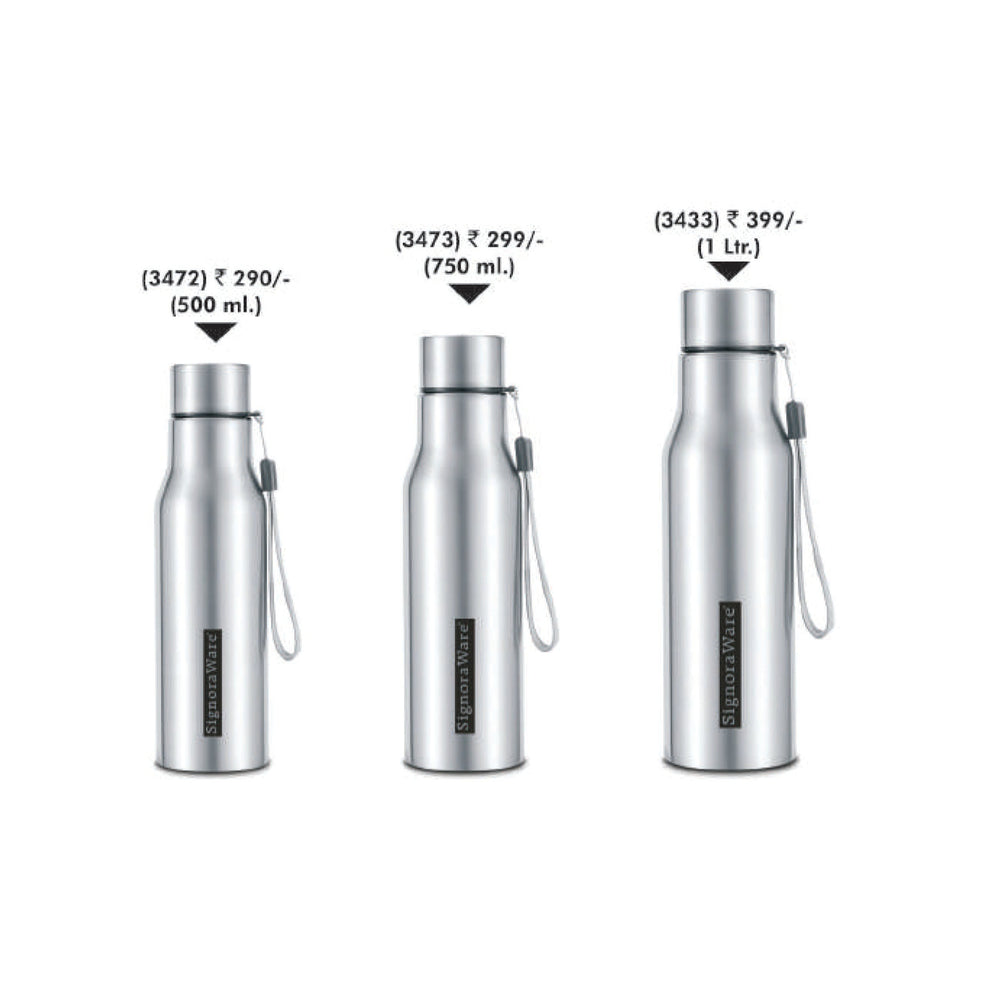 Signora Ware Blaze Steel Water Bottle - 3472/3473/3433