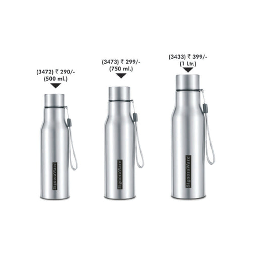 Signora Ware Blaze Steel Water Bottle - 3472/3473/3433