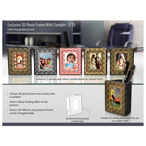 3D Photo Frame Tumbler - D 29
