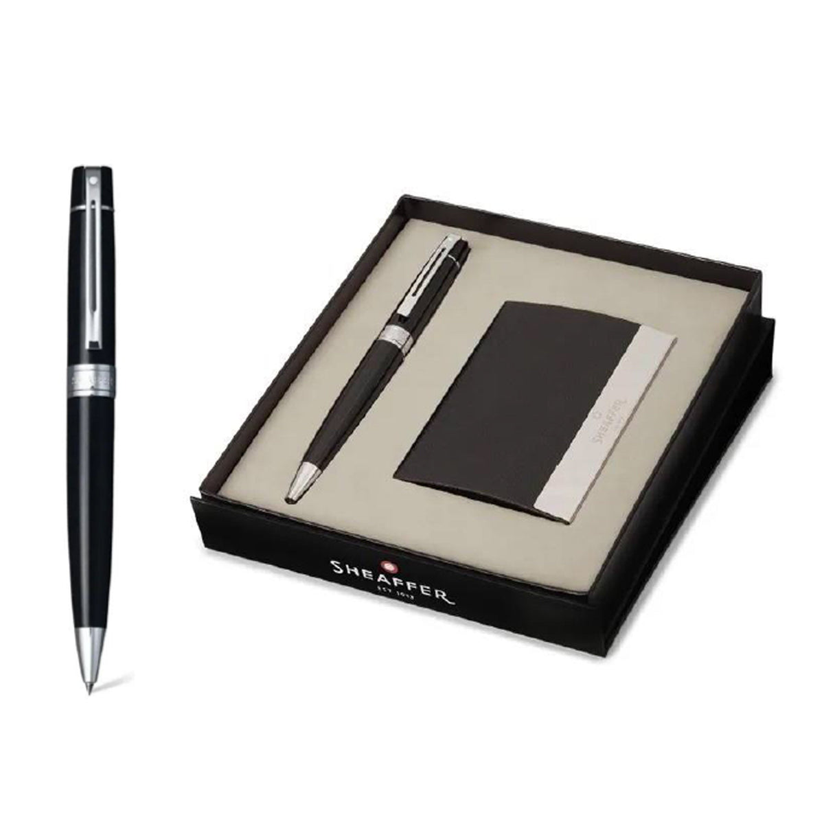 Sheaffer - 9312 Ball Pen + Business Card Holder