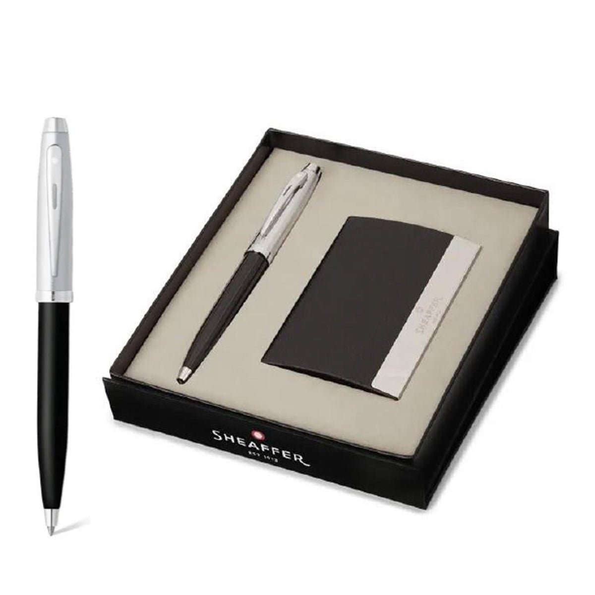 Sheaffer - 9313 Ball Pen + Business Card Holder