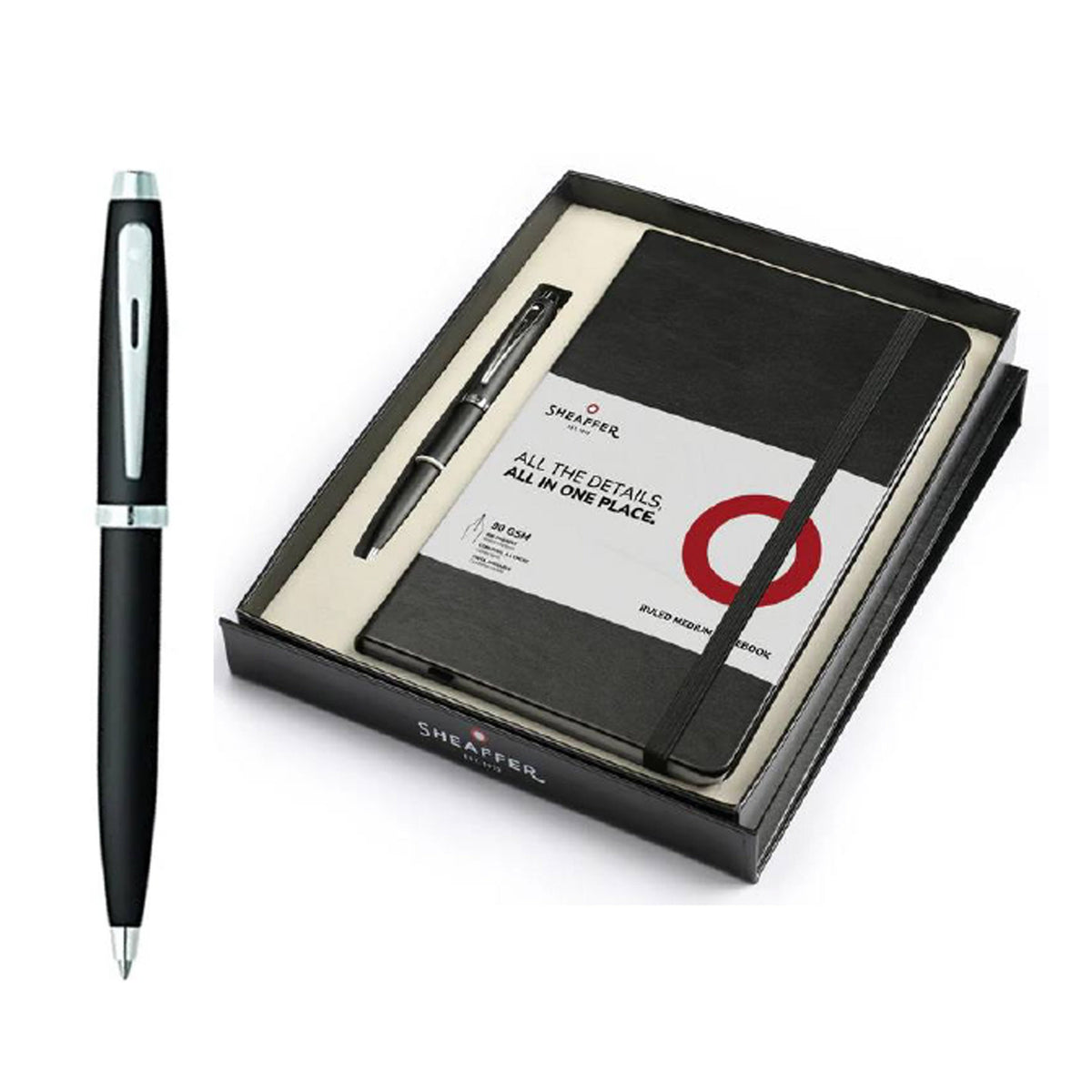 Sheaffer - 9317 Ball Pen + Medium Notebook