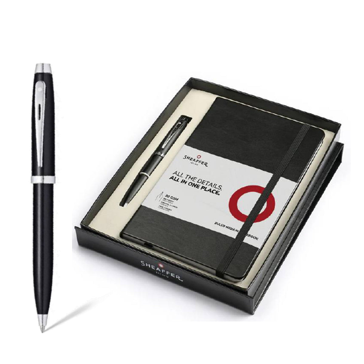 Sheaffer - 9338 Ball Pen + Medium Notebook