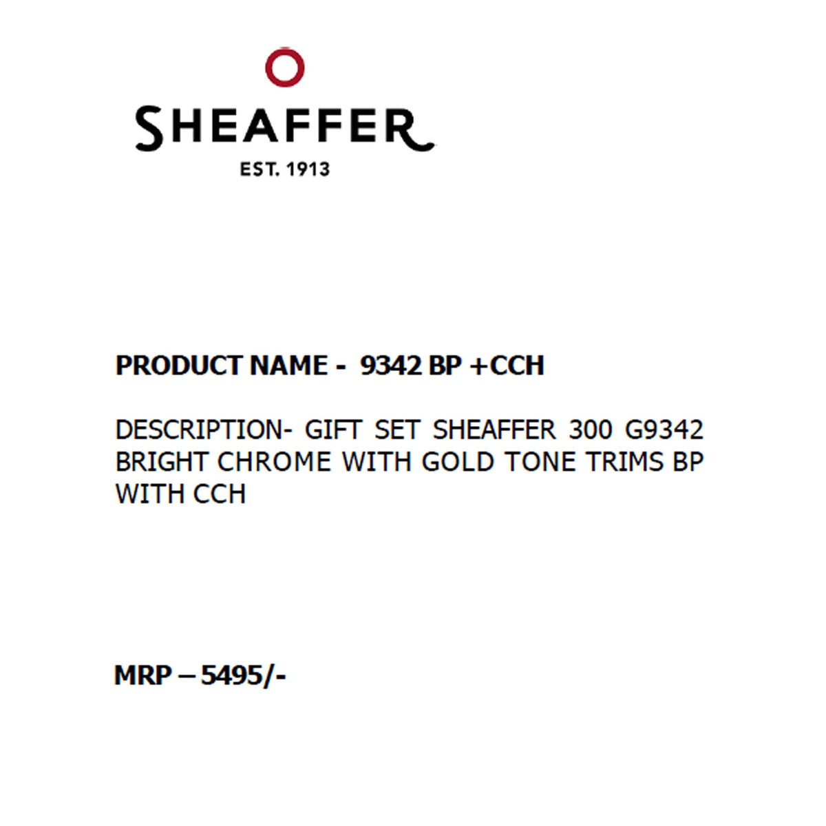 Sheaffer - 9342 Ball Pen + Card Holder