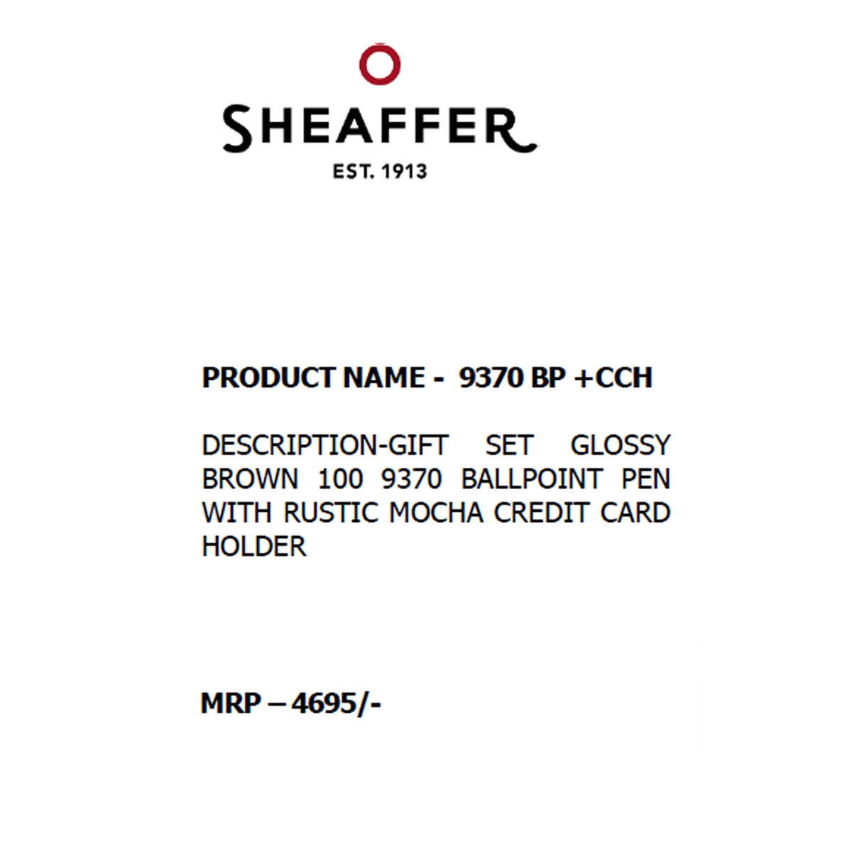 Sheaffer - 9370 Ball Pen + Card Holder