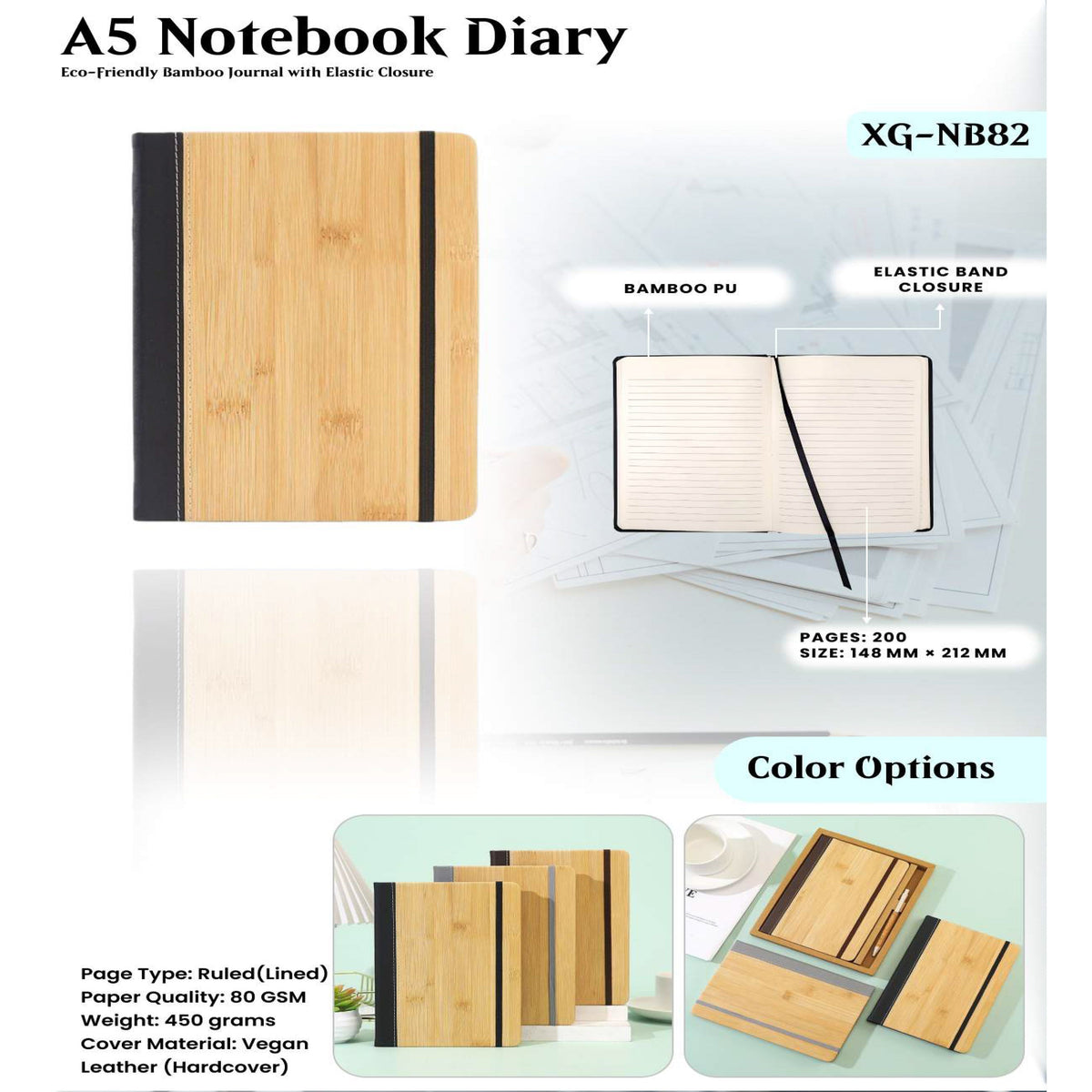 A5 Notebook Diary - XG - NB82