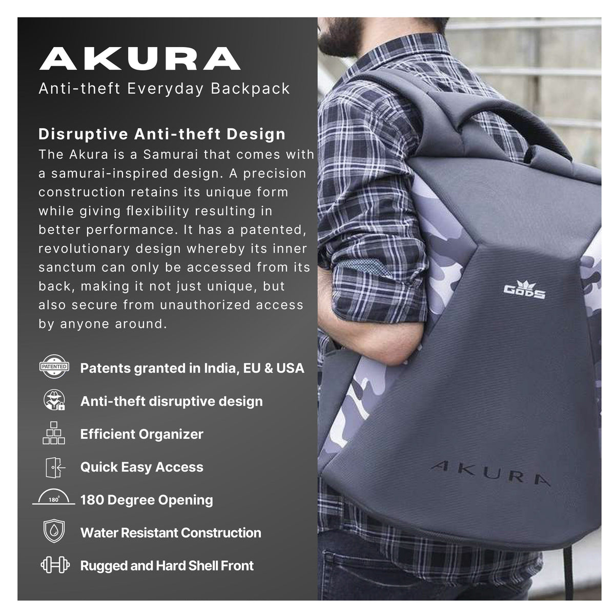 GODS - Akura Laptop Backpack