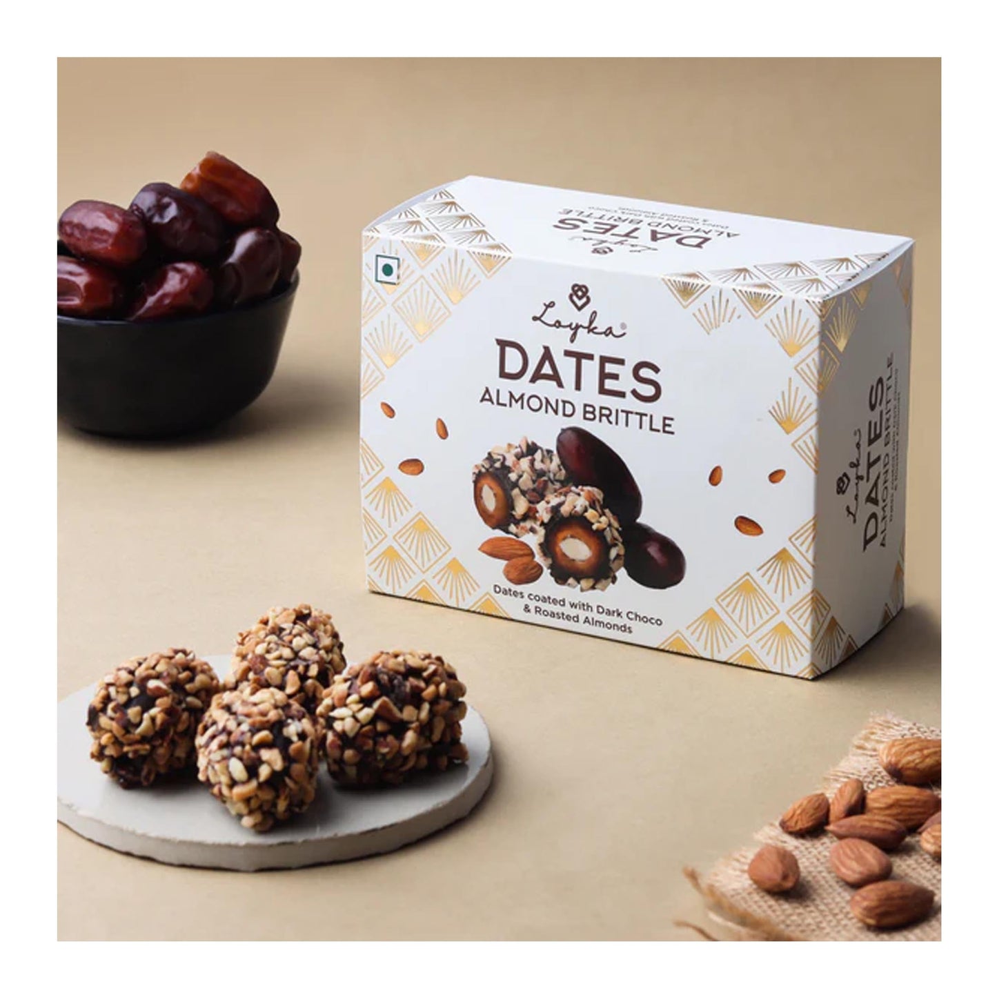 LOYKA - ALMOND BRITTLE DATES