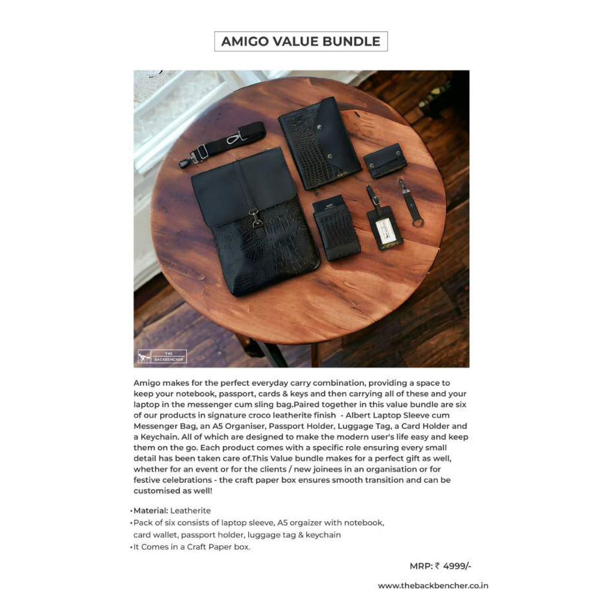 The Back Bencher - Amigo Value Bundle