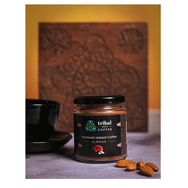 TRIBAL BREW COFEE  -   Almond Instant Coffee