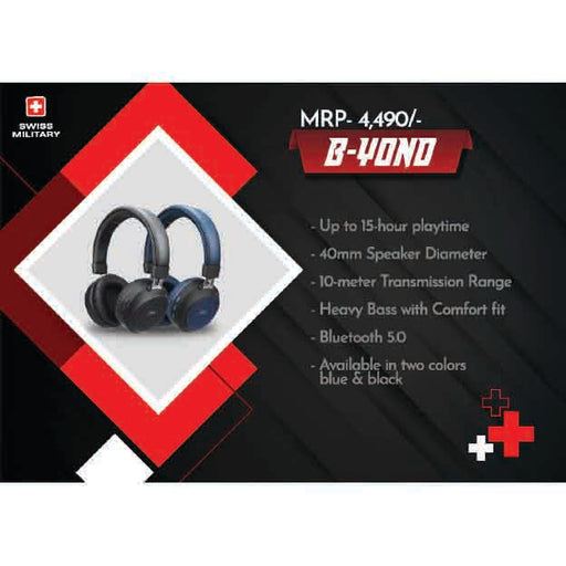 SWISS MILITARY - HEADPHONE & TWS - B-YOND