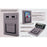 A5 notebook with Phone stand, card pocket, mobile pocket, pen loop & Elastic fastener  -  B 125