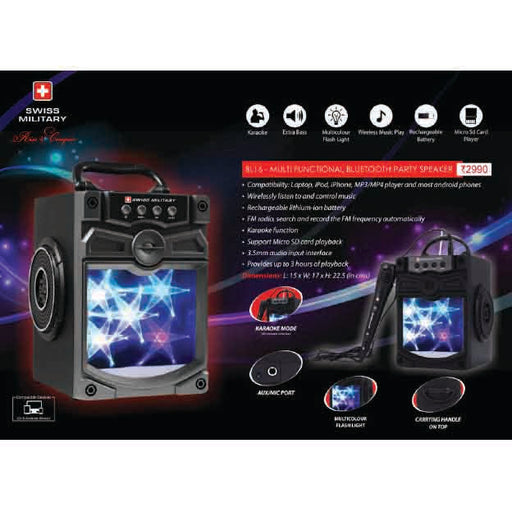 SWISS MILITARY - BLUETOOTH SPEAKER  - BL16