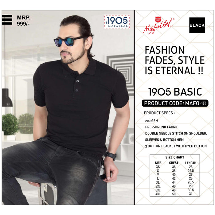 MAFATLAL - POLO-T-SHIRT-PLAIN