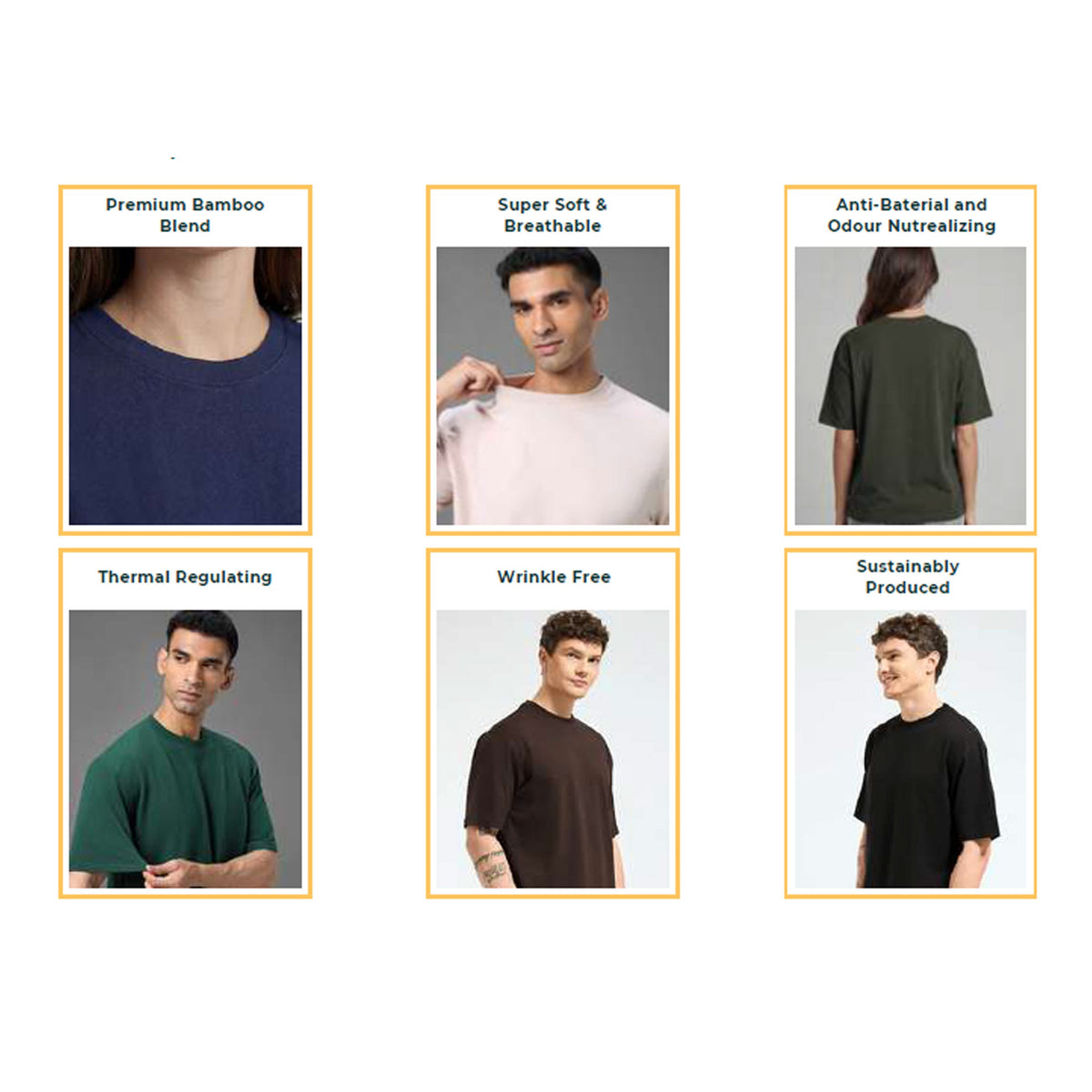 WellBi - Bamboo Oversized Round Neck T-Shirt
