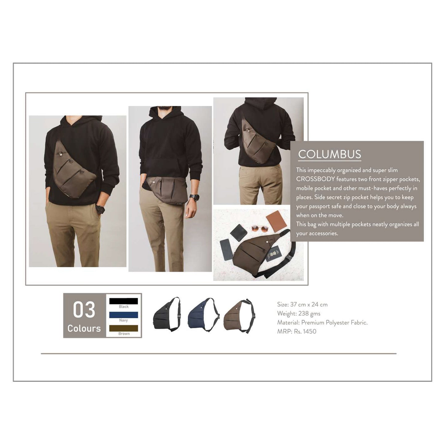 OBLIQUE - COLUMBUS - SLANG BAG