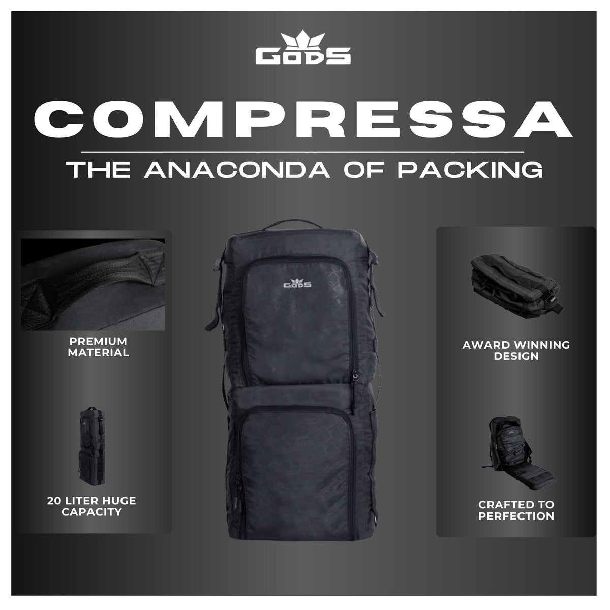GODS - Compressa Travel Bag