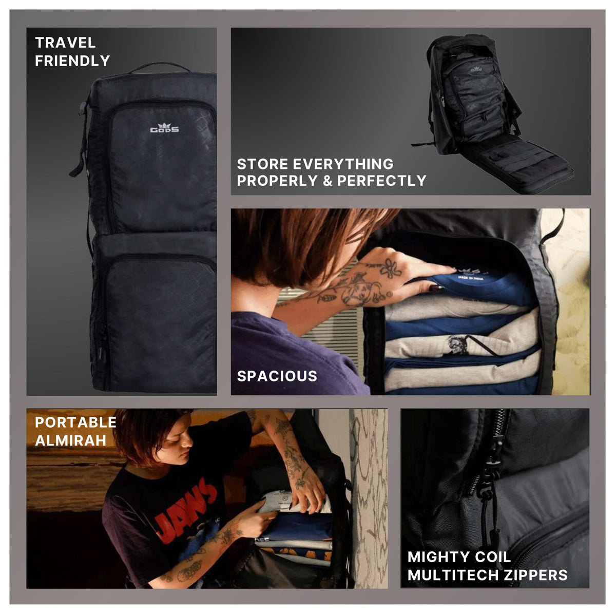 GODS - Compressa Travel Bag