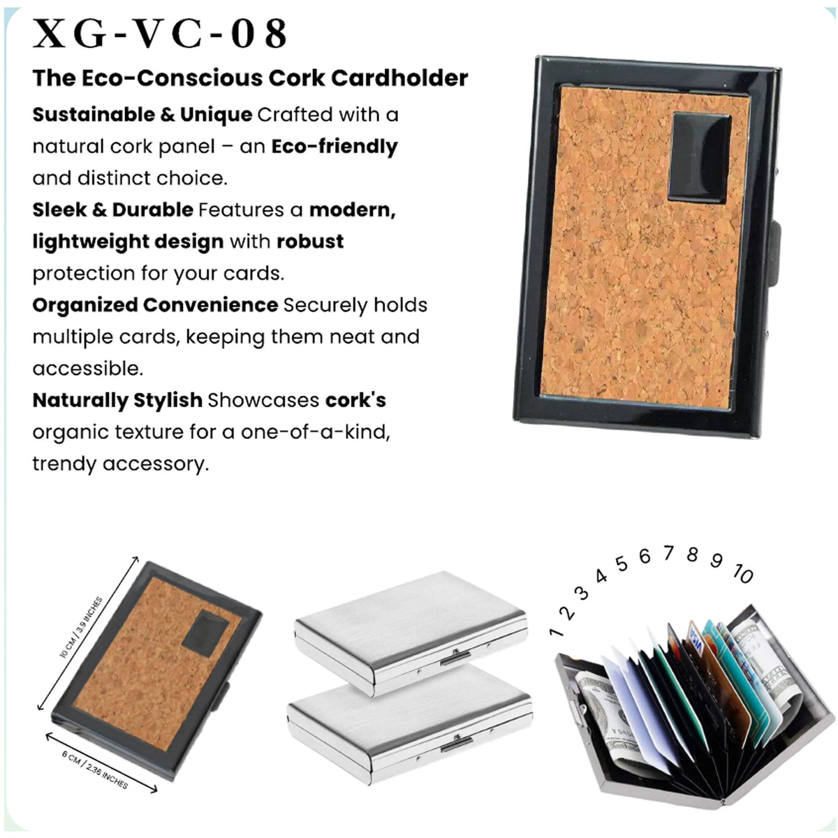 Eco-Conscious Cork Cardholder - XG - VC-08