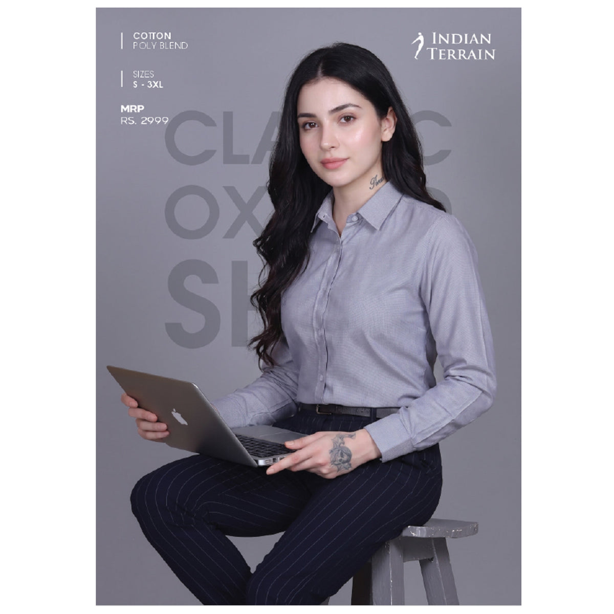 Indian Terrain - Classic Oxford Shirt Female Fit